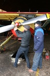Seejärel eemaldati propeller, ja pakiti Leetu saatmiseks valmis
