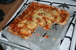 Ly tehtud mõnus pannipizza