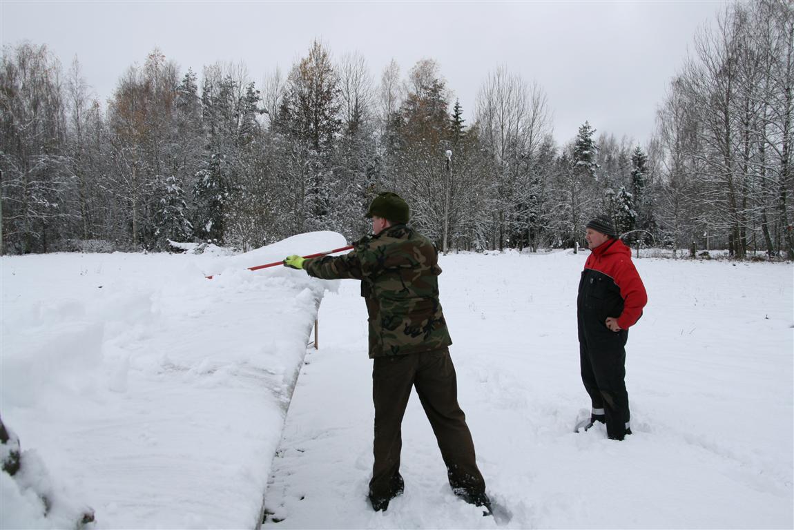 Üks heategu päevas - Victori purjekas lumeraskusest priiks